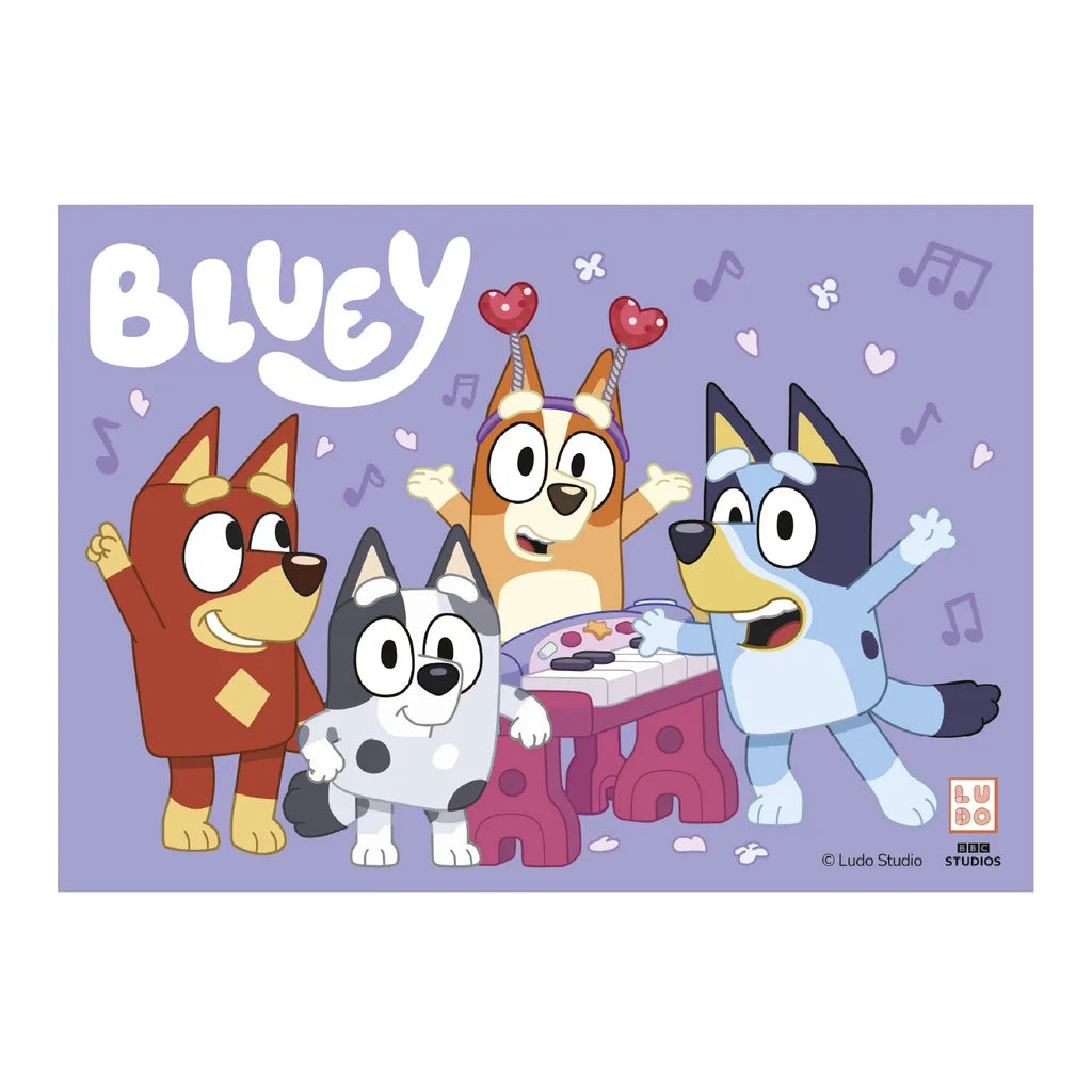 Bluey & Bingo spiselig kakebilde A5
