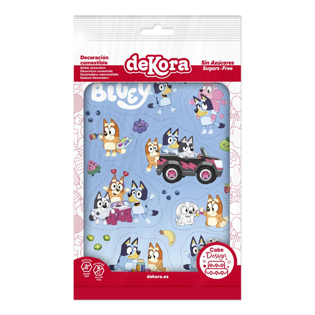 Bluey & Bingo spiselig kakepynt A5