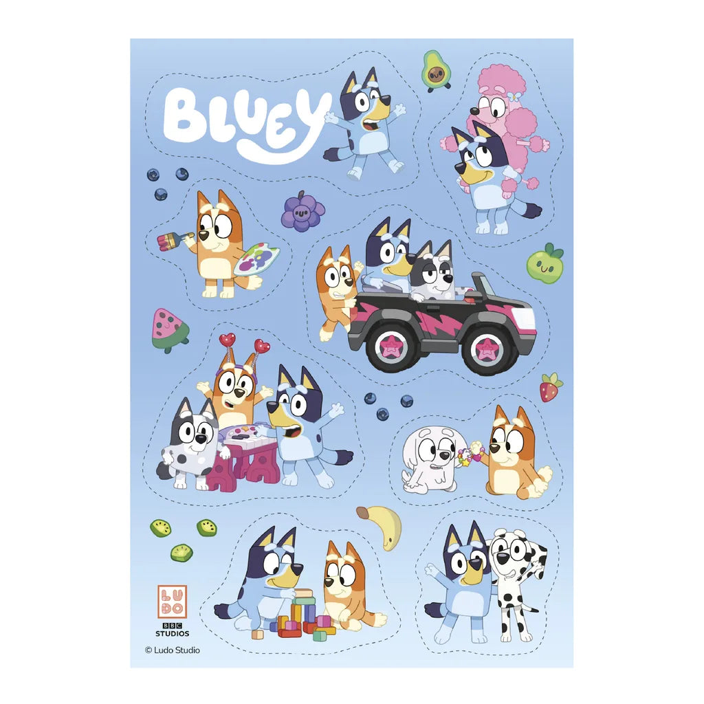 Bluey & Bingo spiselig kakepynt A5