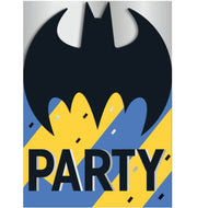 bursdagsinvitasjoner batman