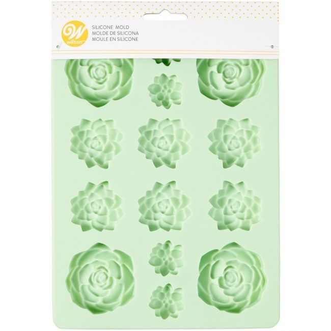 Wilton Silikonform -Sukkulenter-