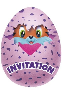 Hatchimals invitasjoner, 8 stk