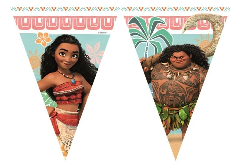 Vaiana flaggbanner, 9 flagg
