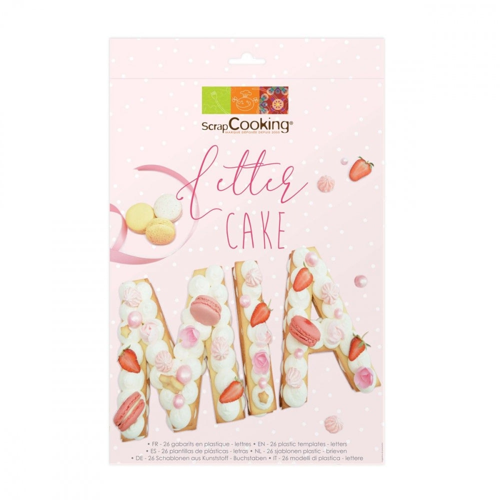 ScrapCooking Kakemal -bokstaver- pk/26