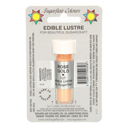 Sugarflair spiselig glitter Rose Gold, 2g