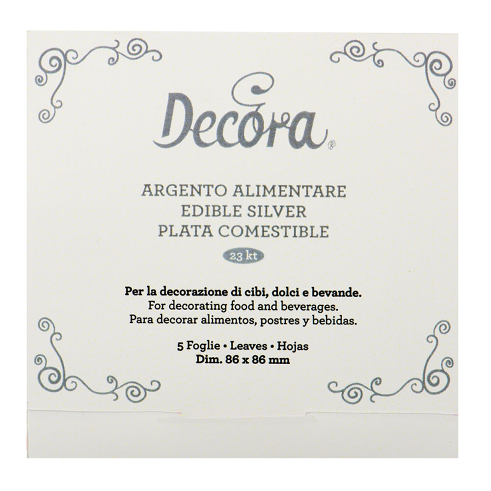 Decora Spiselig Sølv - Ark - 0,08g