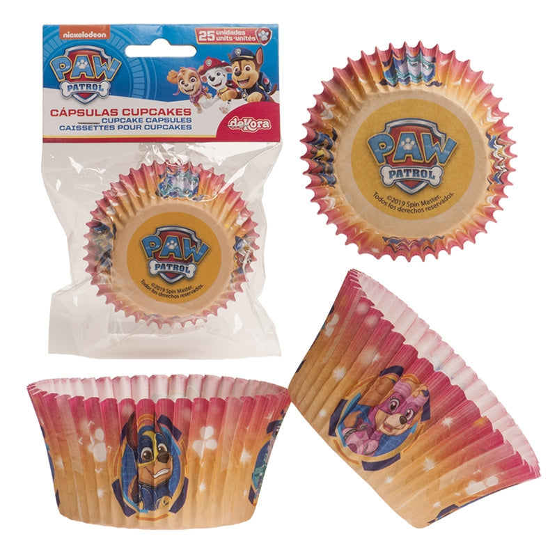 Paw Patrol muffinsformer, gul pk/25