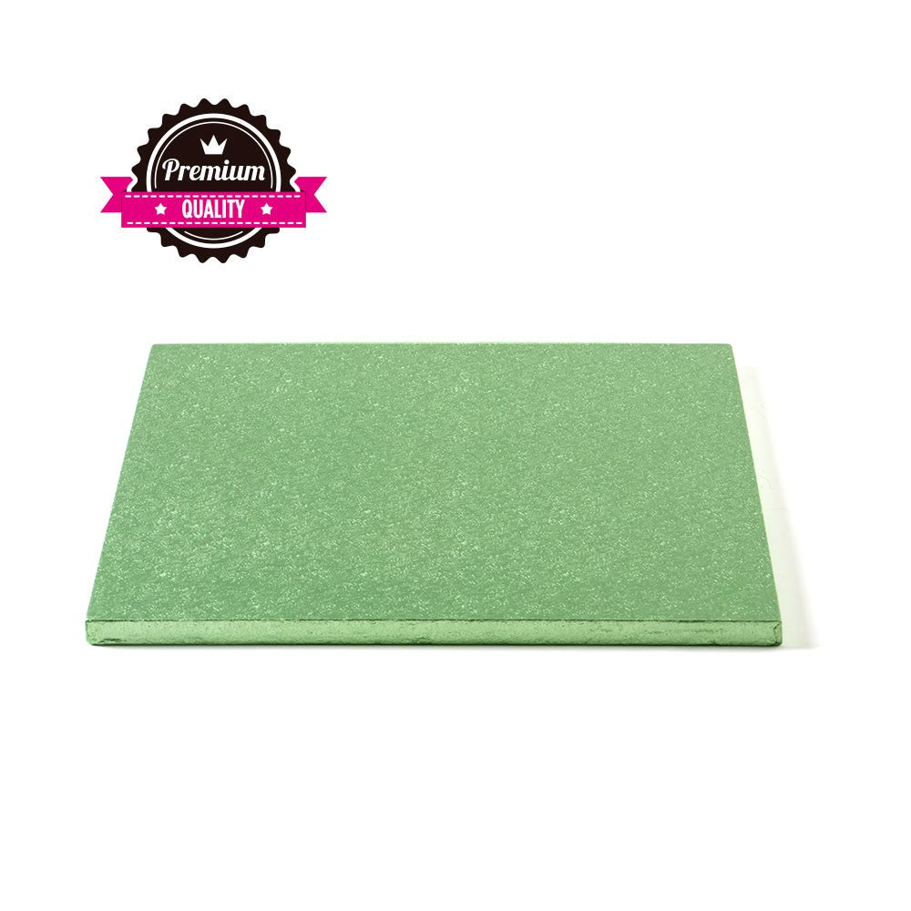 Kake Drum Kvadrat Lys grønn 30cm