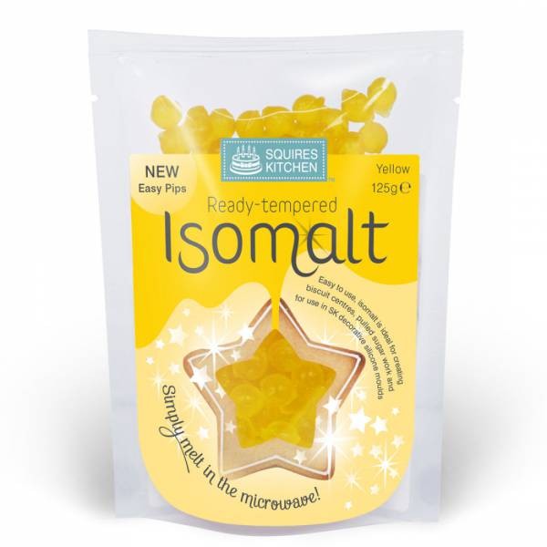 SK Isomalt ferdig temperert -Gul- 125g