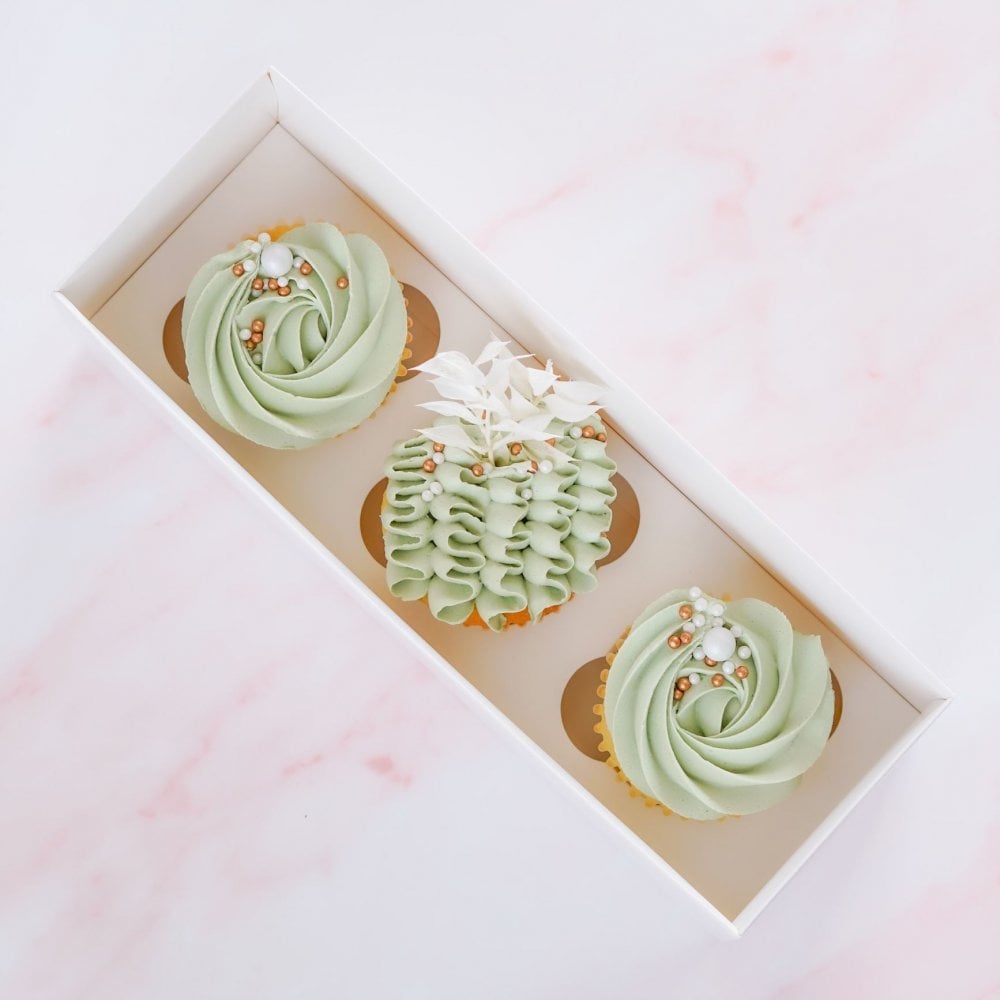 Cupcake Boks 3 -Hvit- pk/2