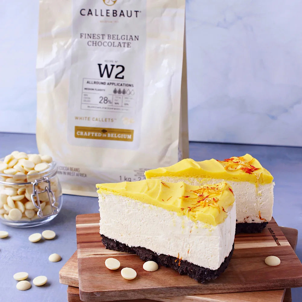 Hvit sjokolade fra Callebaut