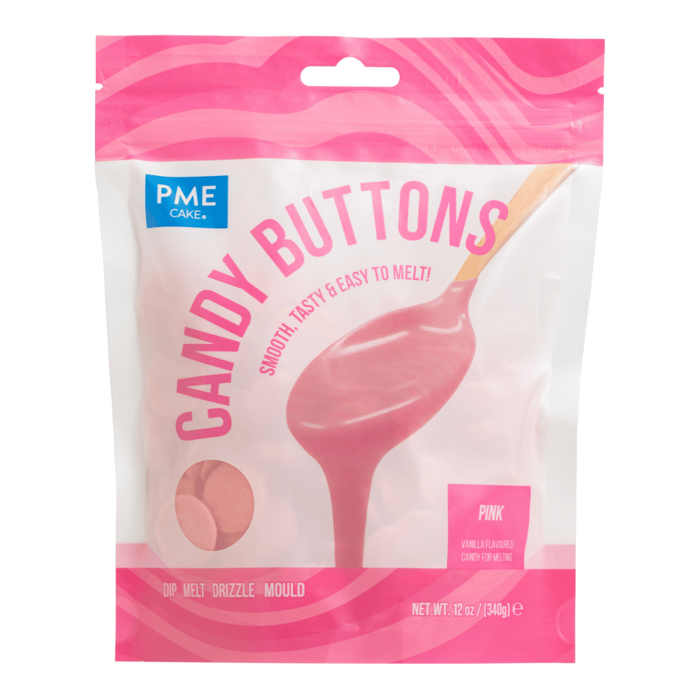 PME Candy Buttons Rosa, 340g