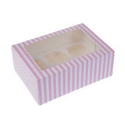 House of Marie Cupcake Boks 6 -Circus Rosa- pk/2