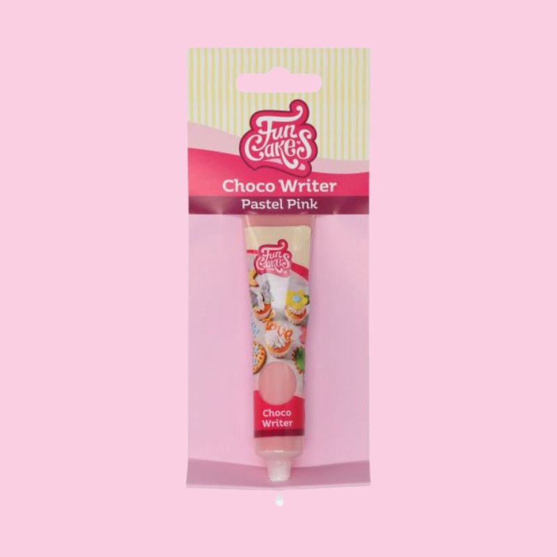 FunCakes pynteglasur i sjokolade - pastellrosa