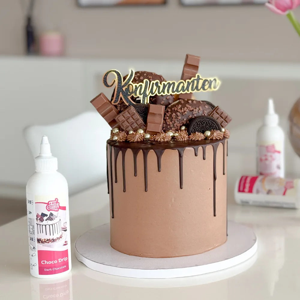 Ferdig drip til dripcake, mørk sjokolade