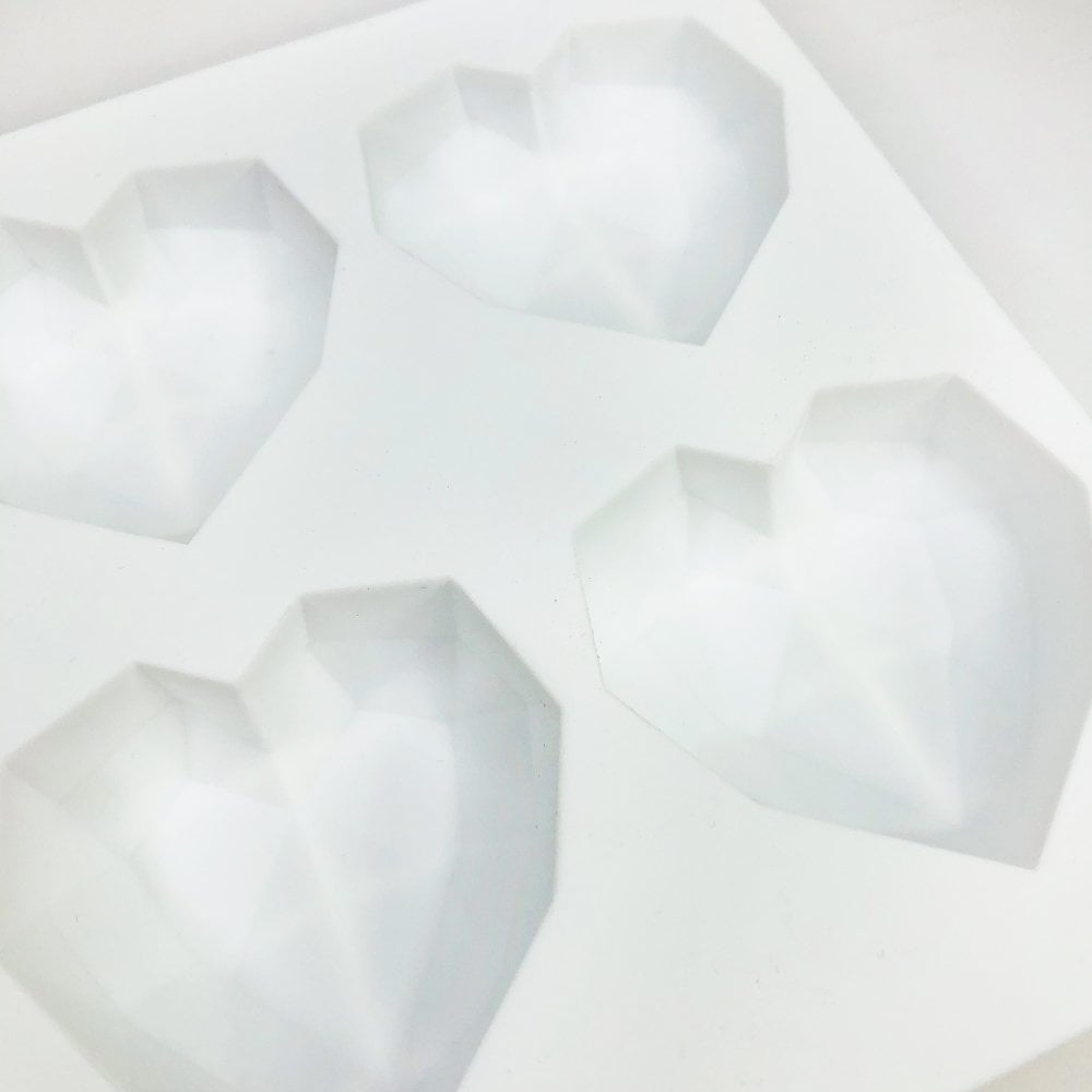 Choctastique Silikon Hjerteform - 8 hulrom