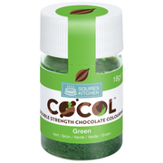 SK Cocol Sjokoladefarge -Grønn- 18g   Squires Kitchen COCOL Sjokoladefarge - Grønn 18g  
 Vil du farge hvit sjokolade eller kakaosmør i en kraftig grønn farge? Squires Kitchen COCOL sjokoladefarge i grønn gir deg muligheten til å lage spektakulære konfekt med en intens og levende grønnfarge. Denne oljebaserte sjokoladefargen er spesielt utviklet for å farge sjokolade og kakaosmør, og gir profesjon