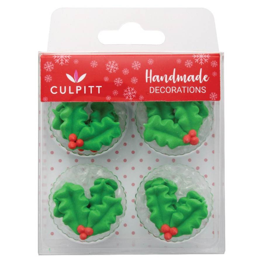 culpitt kristtorn spiselig kakepynt