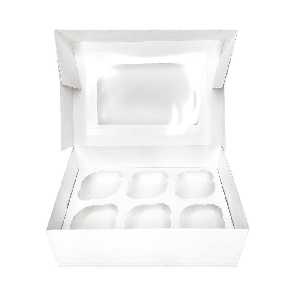 Cupcake eske 6 -Hvit- pk/25