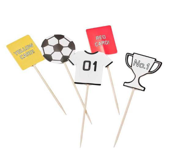 cupcakedekorasjoner fotball