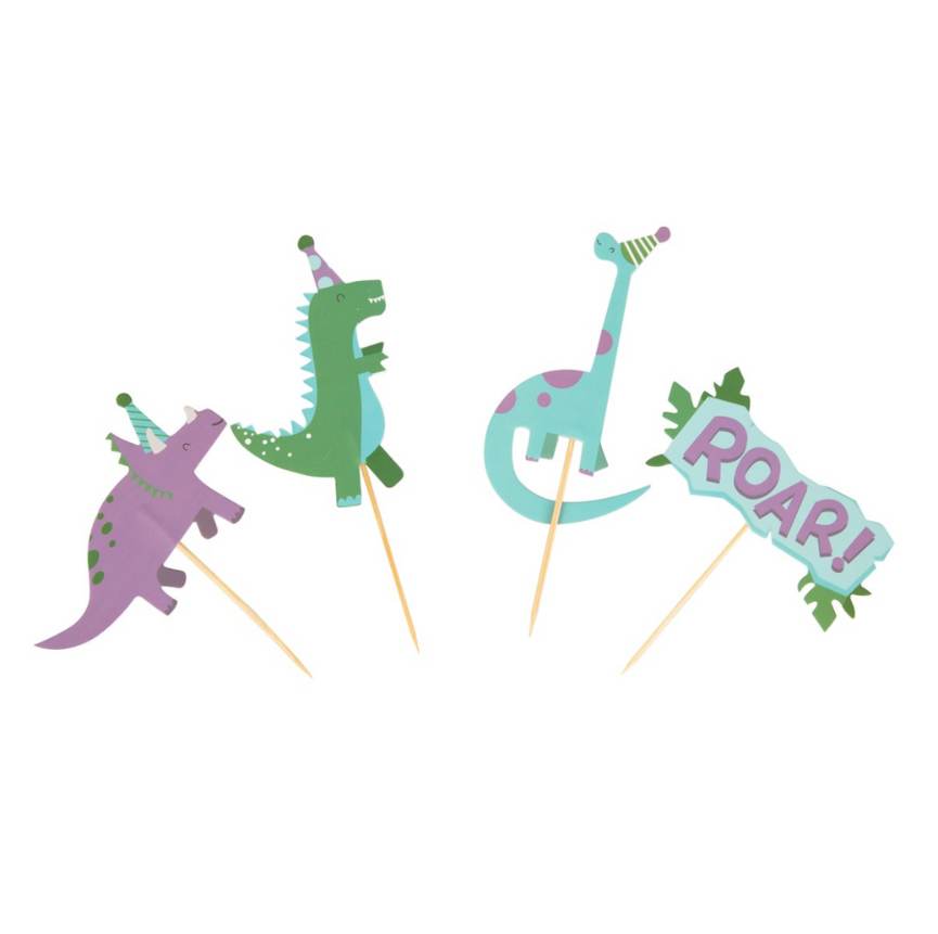 cupcakes topper dinosaur
