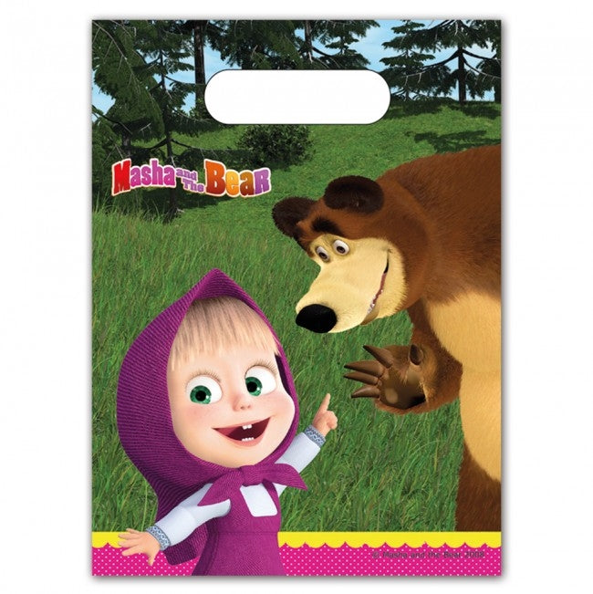 Masha og Mishka godteposer, 6 stk