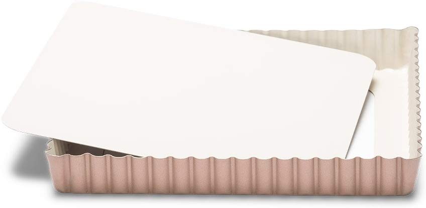 Patisse paiform i kobberfarge med løs bunn, 21x21cm