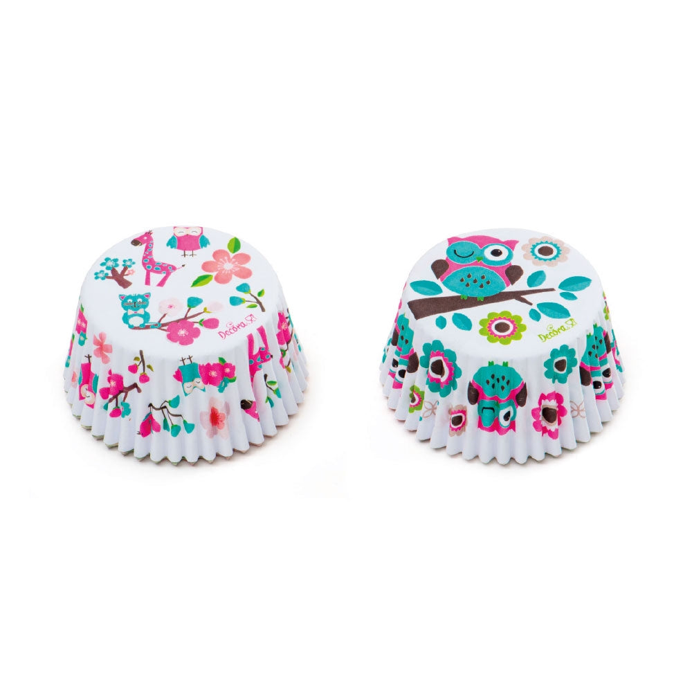 Decora Muffinsformer, Standard - Ugler pk/36