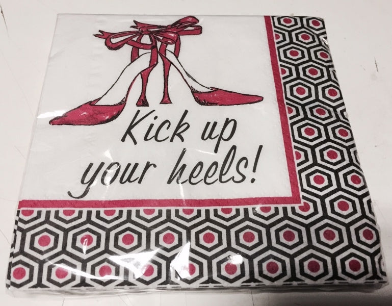 Servietter kick up your heels, 8 stk små