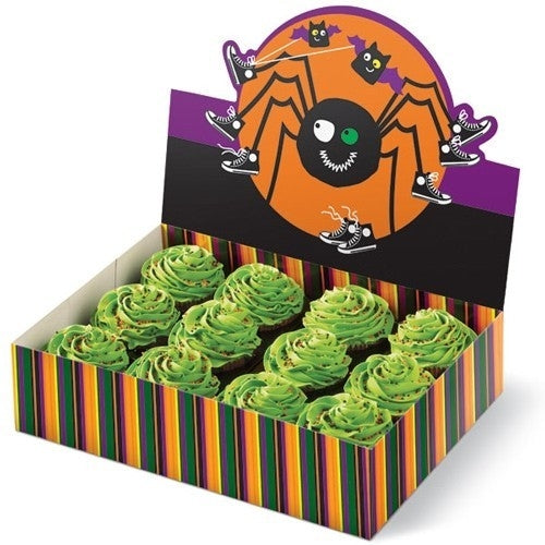 Wilton cupcake-eske og display -Edderkopp-