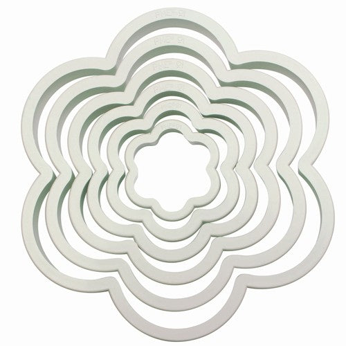 PME Ustikkersett i plast -Blomster- 6 stk