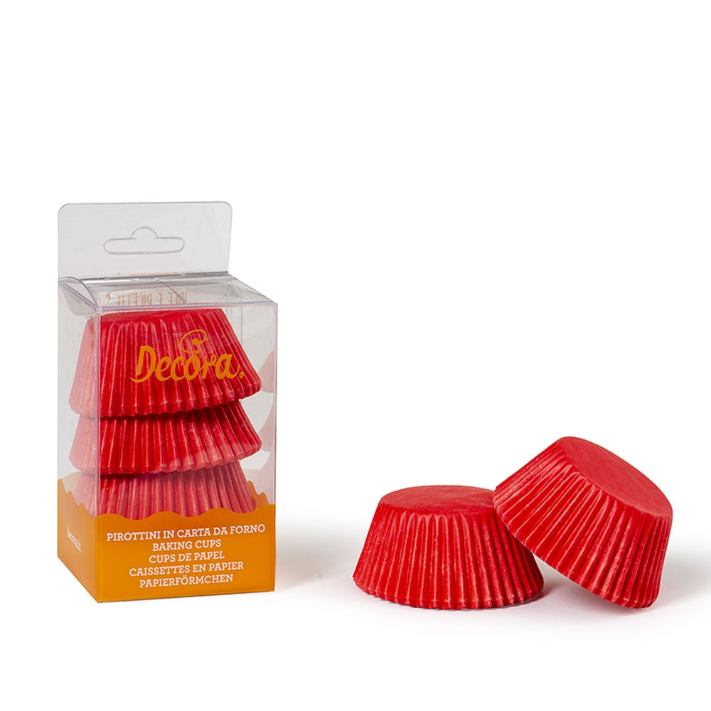 Decora Muffinsformer -Rød- pk/75