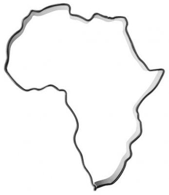 Pepperkakeform Afrika - 11 cm