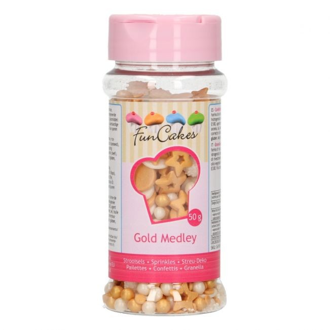 FunCakes Sprinkle Medley -Gull- 50g