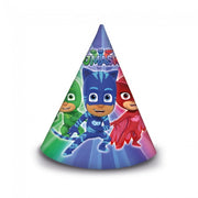 Pysjheltene partyhatter, 6stk