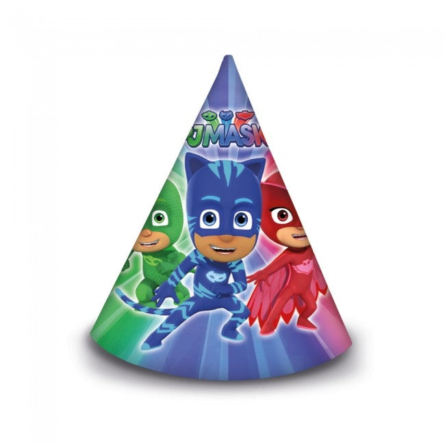 Pysjheltene partyhatter, 6stk