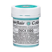 Sugarflair Sjokoladefarge -duck egg turkis- 35g