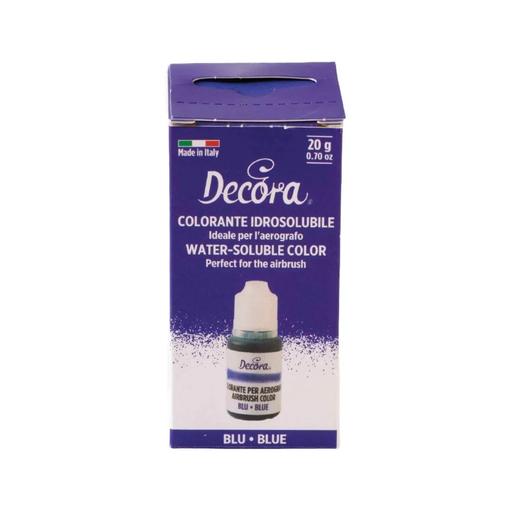 Decora flytende farge Blå 20g – produktbilde 2
