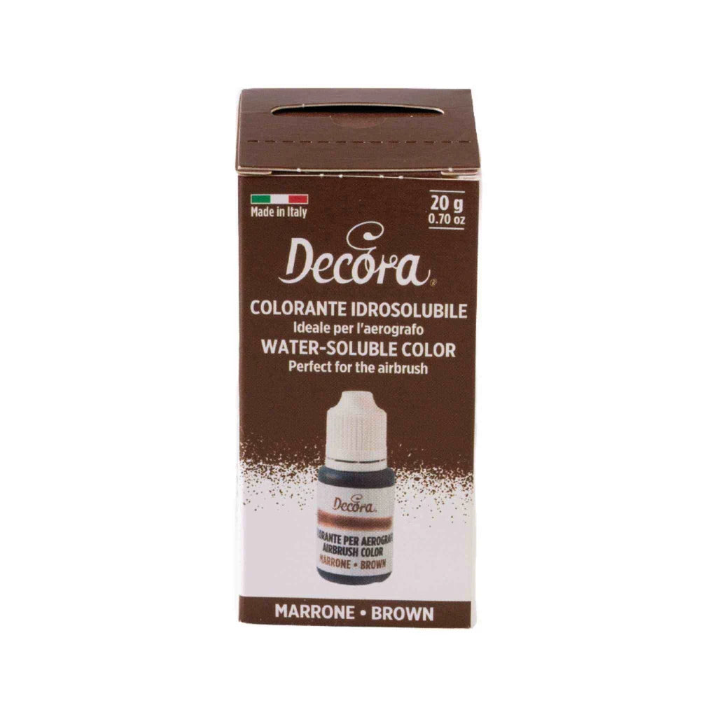 Decora flytende farge Brun 20g – produktbilde 2