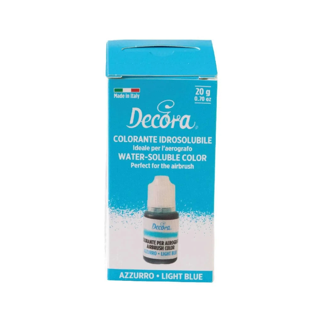 Decora flytende farge Lys blå 20g – produktbilde 2