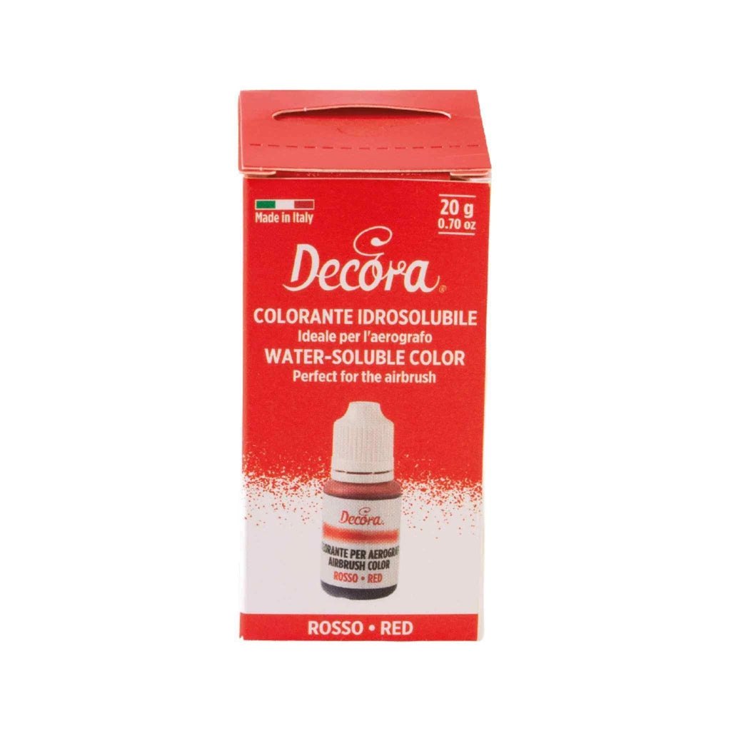 Decora flytende farge Rød 20g – produktbilde 2
