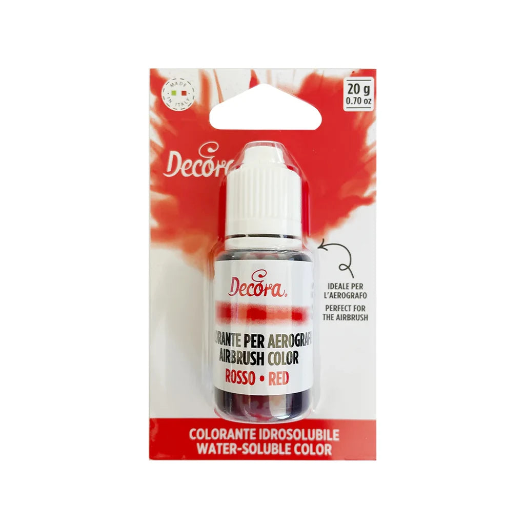 Decora flytende farge Rød 20g