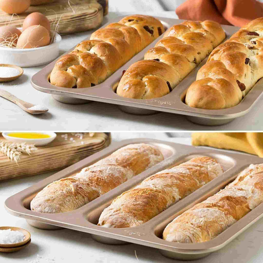 Decora Metallform Baguett -Rosegull- 38x32cm – produktbilde 2