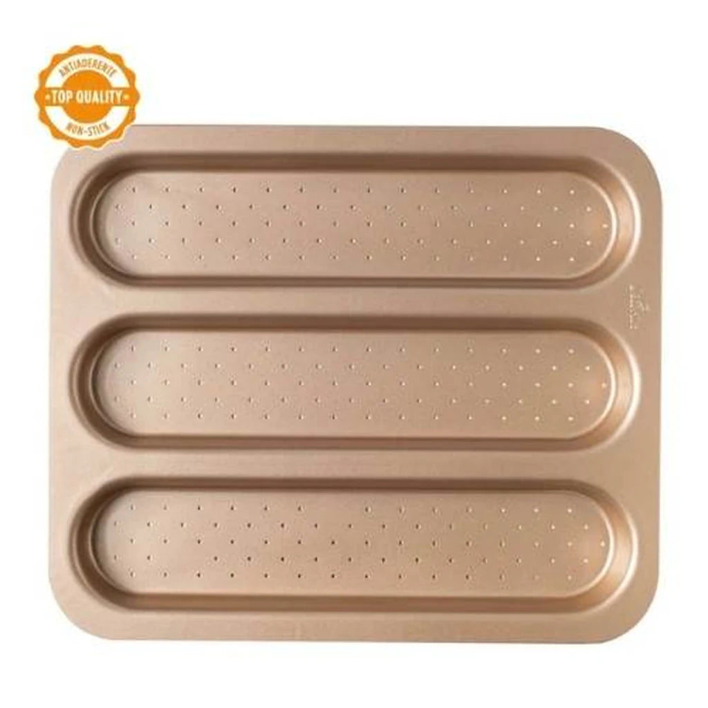 Decora Metallform Baguett -Rosegull- 38x32cm