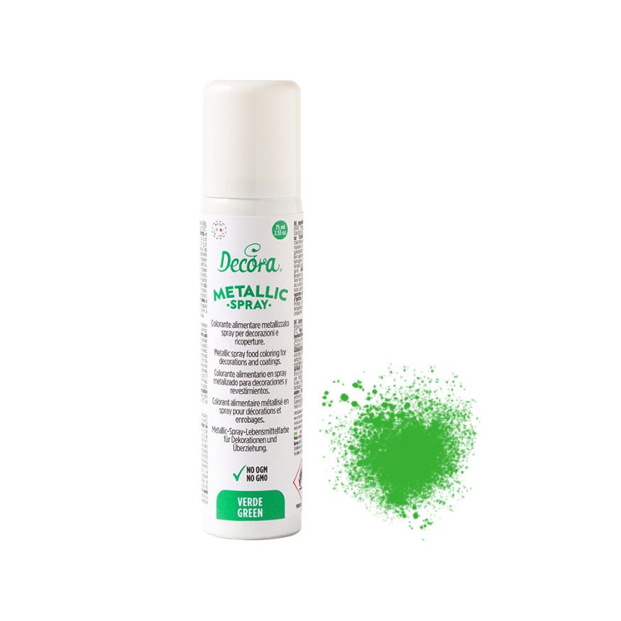 decora metallic fargespray grønn