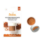 decora spiselig glitter bronse