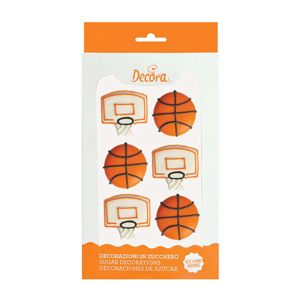 decora spiselig kakepynt basketball