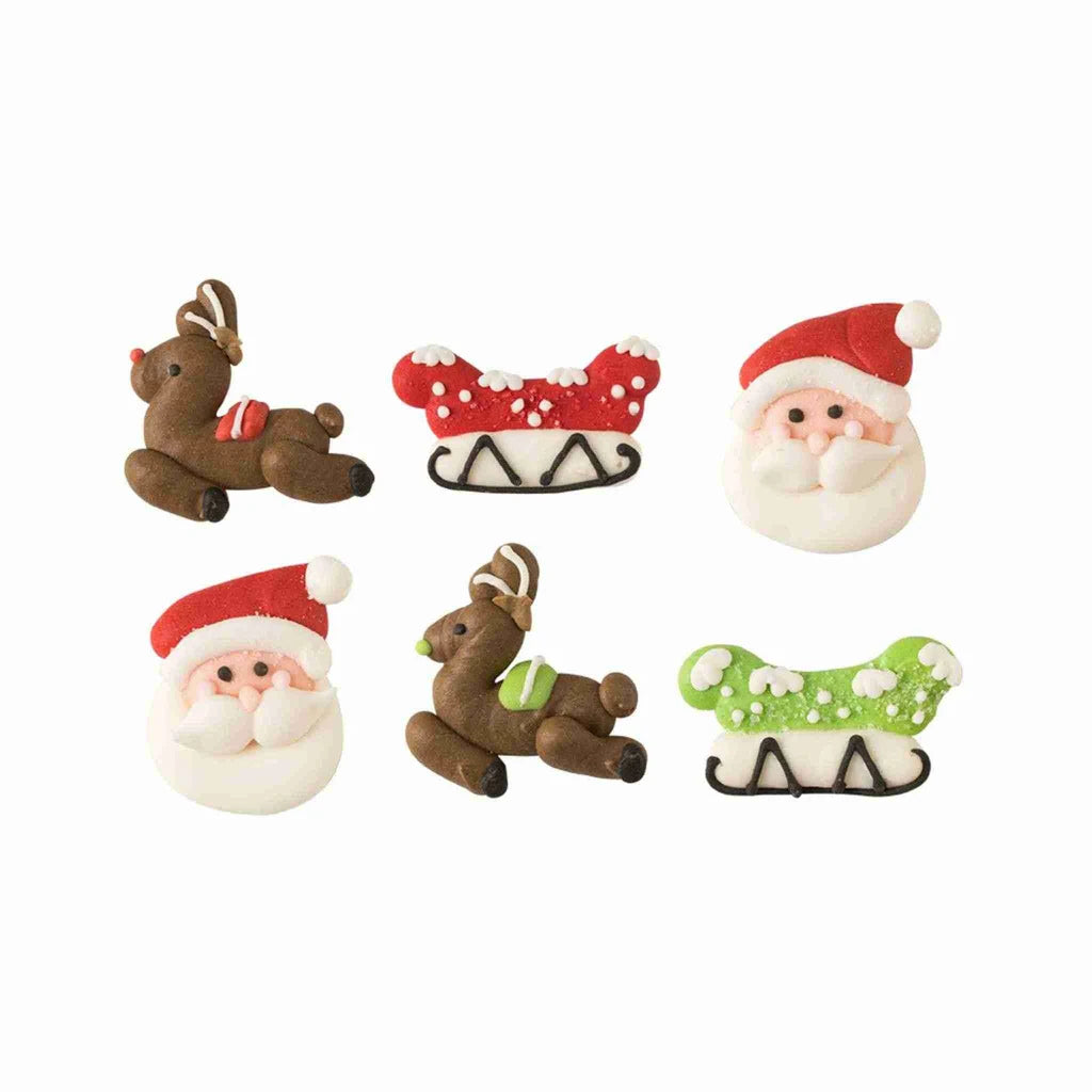 Decora Spiselig Kakepynt - Julenisse- pk/6 – produktbilde 2