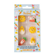 Decora Spiselig Kakepynt -Påske- pk/6
