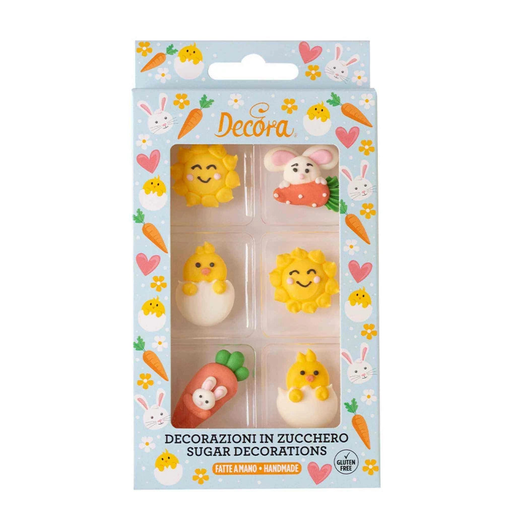 Decora Spiselig Kakepynt -Påske- pk/6